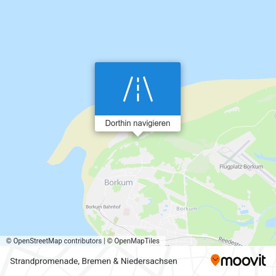 Strandpromenade Karte