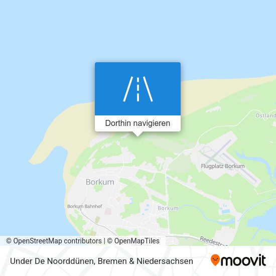 Under De Noorddünen Karte