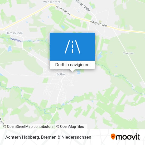 Achtern Habberg Karte