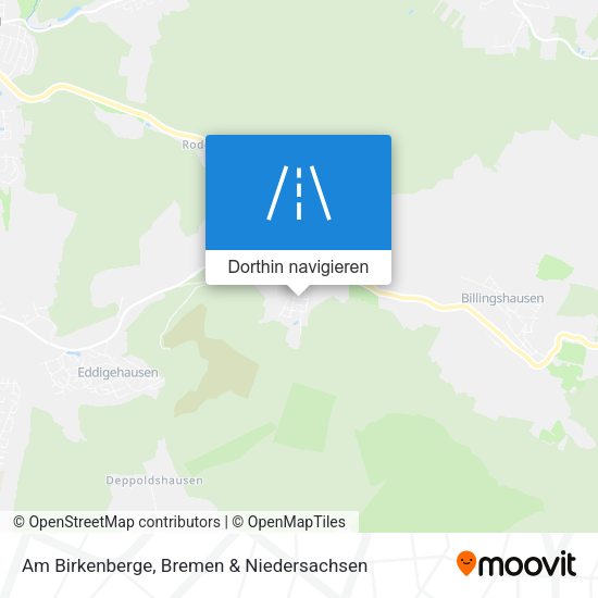 Am Birkenberge Karte