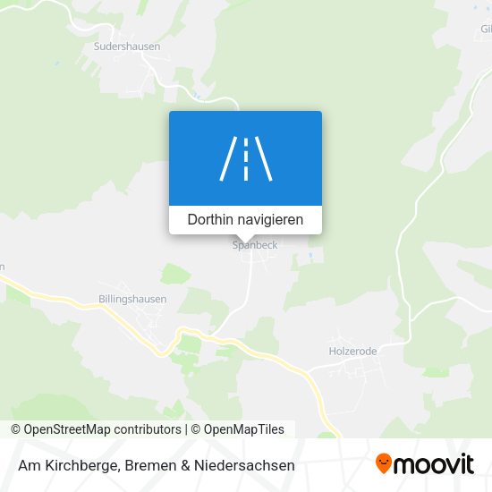 Am Kirchberge Karte