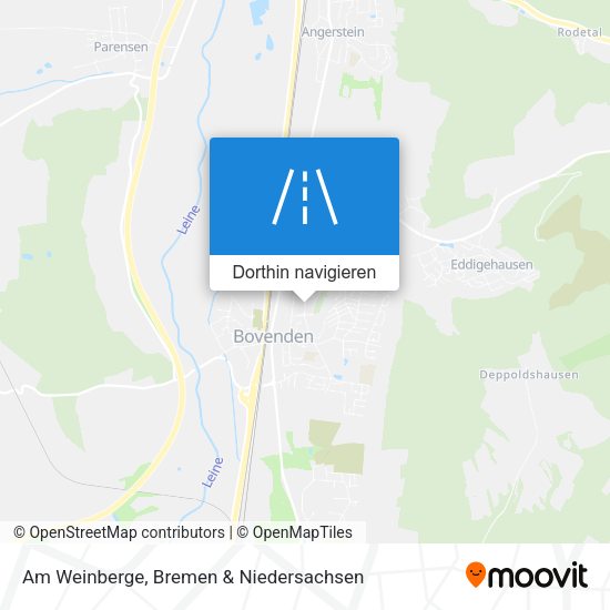 Am Weinberge Karte