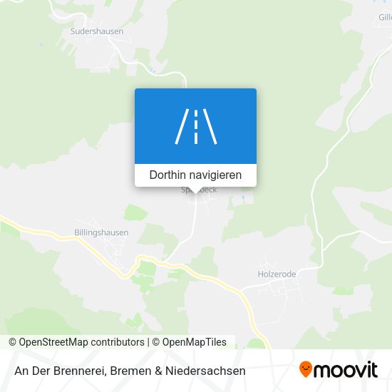 An Der Brennerei Karte
