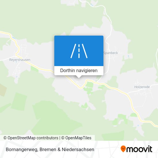 Bornangerweg Karte