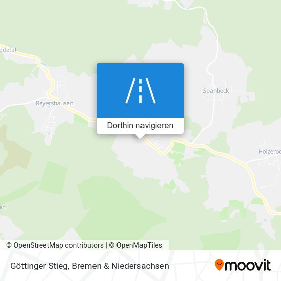 Göttinger Stieg Karte