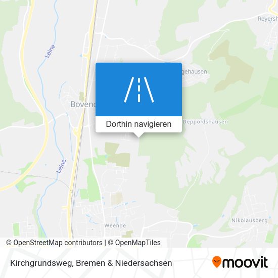 Kirchgrundsweg Karte