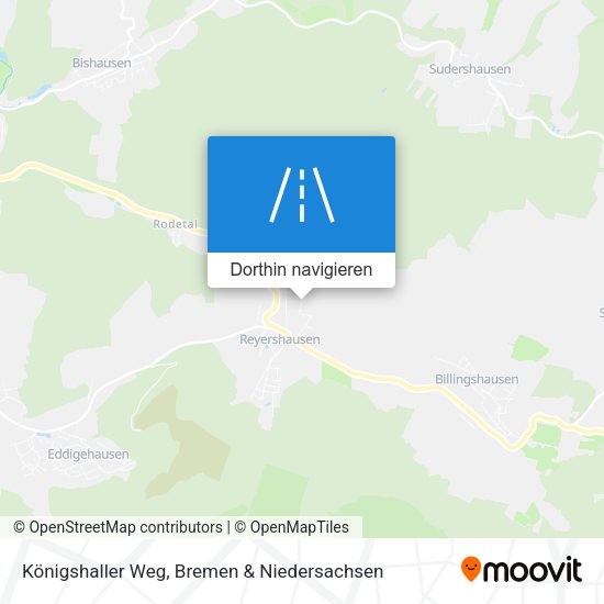 Königshaller Weg Karte