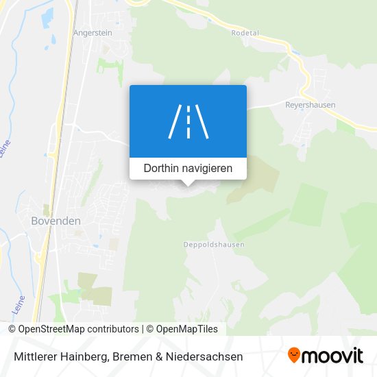 Mittlerer Hainberg Karte