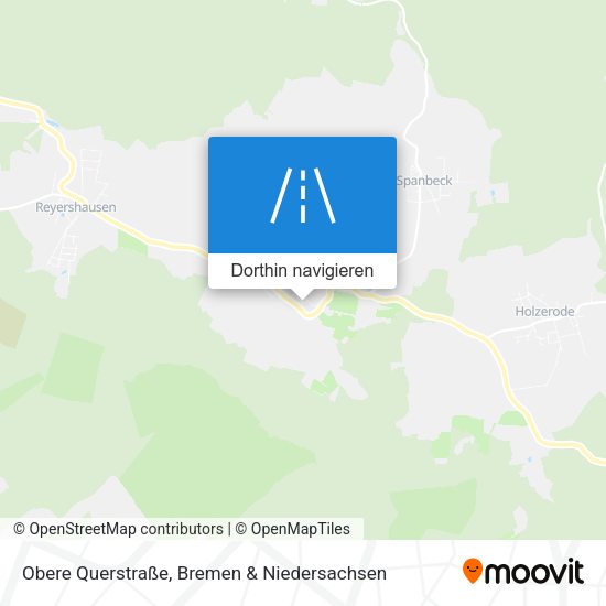 Obere Querstraße Karte