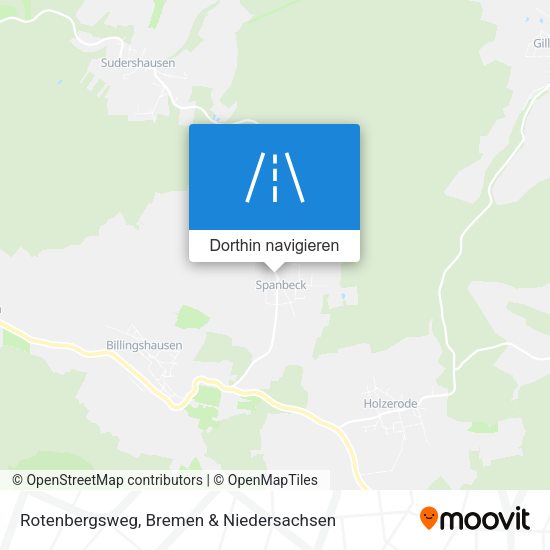 Rotenbergsweg Karte