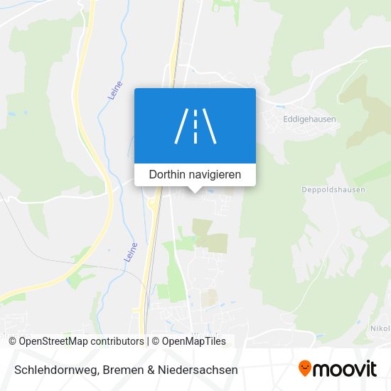 Schlehdornweg Karte