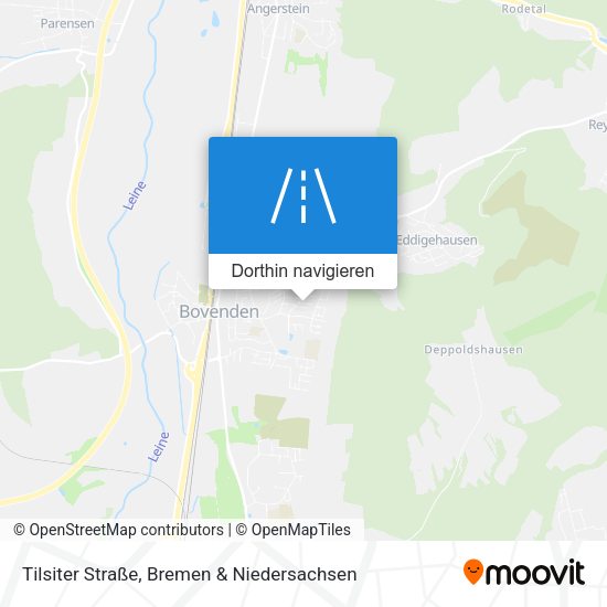 Tilsiter Straße Karte