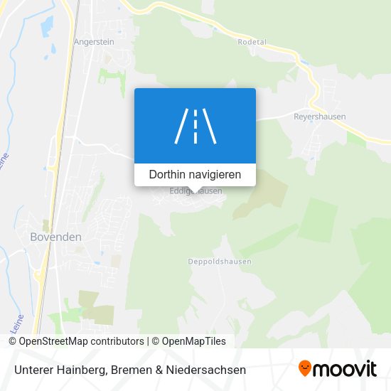 Unterer Hainberg Karte