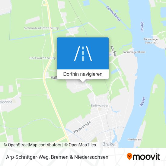 Arp-Schnitger-Weg Karte