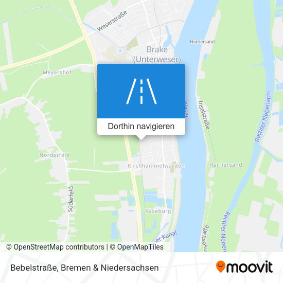 Bebelstraße Karte