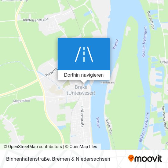 Binnenhafenstraße Karte