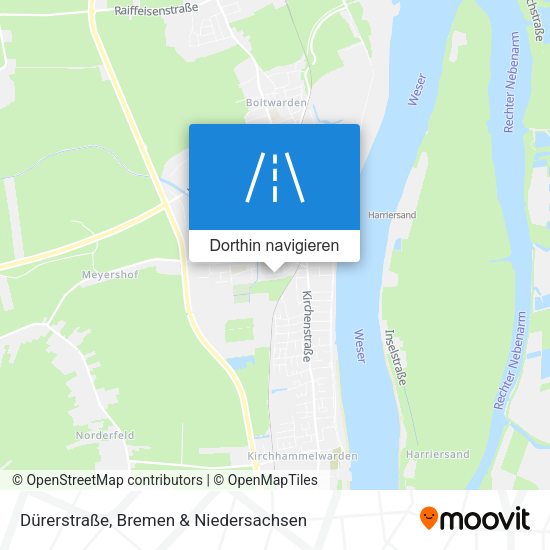 Dürerstraße Karte
