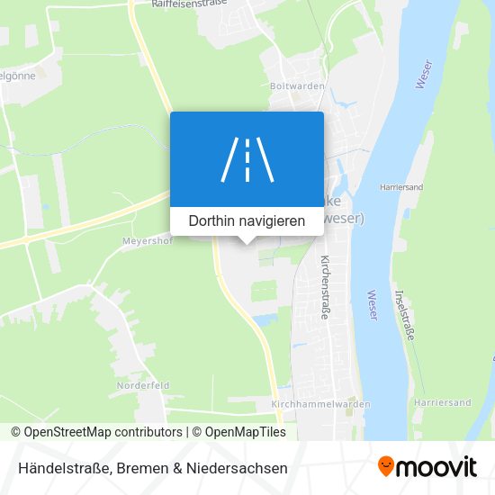 Händelstraße Karte