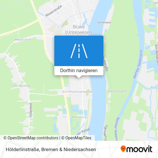 Hölderlinstraße Karte