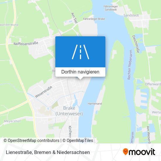 Lienestraße Karte