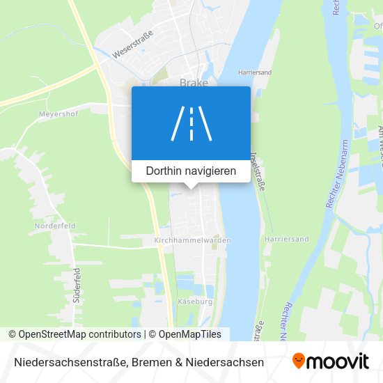 Niedersachsenstraße Karte