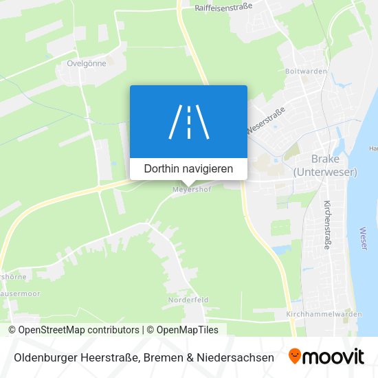 Oldenburger Heerstraße Karte