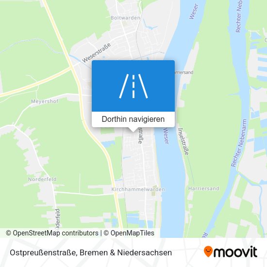 Ostpreußenstraße Karte