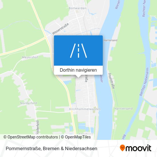 Pommernstraße Karte
