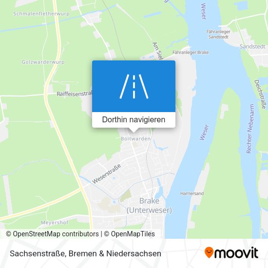 Sachsenstraße Karte