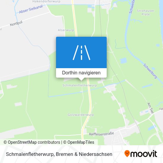 Schmalenfletherwurp Karte