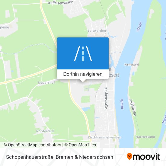 Schopenhauerstraße Karte