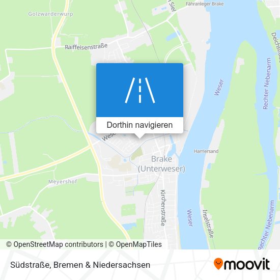 Südstraße Karte