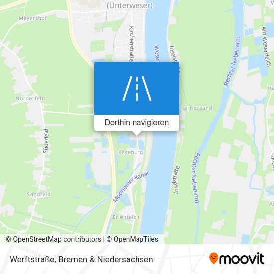 Werftstraße Karte