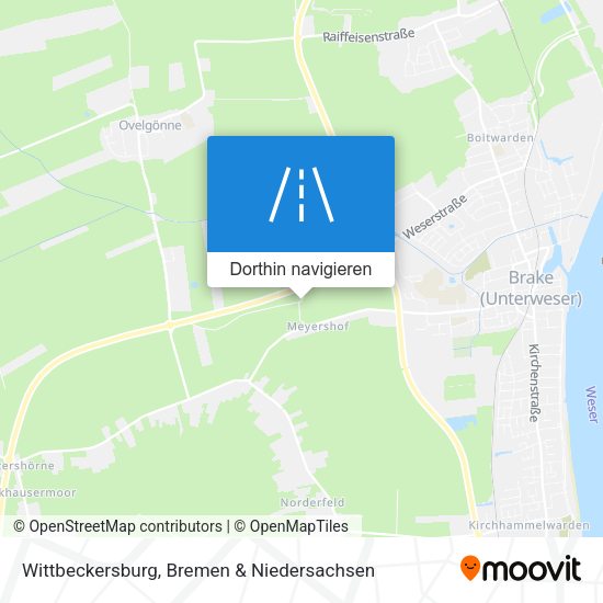 Wittbeckersburg Karte