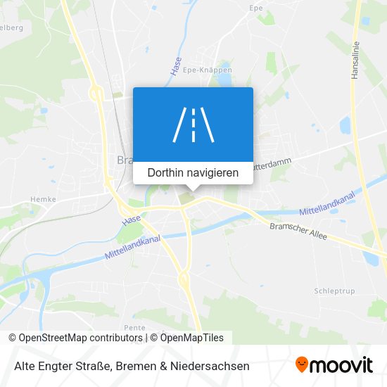 Alte Engter Straße Karte