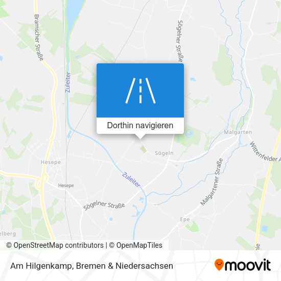 Am Hilgenkamp Karte