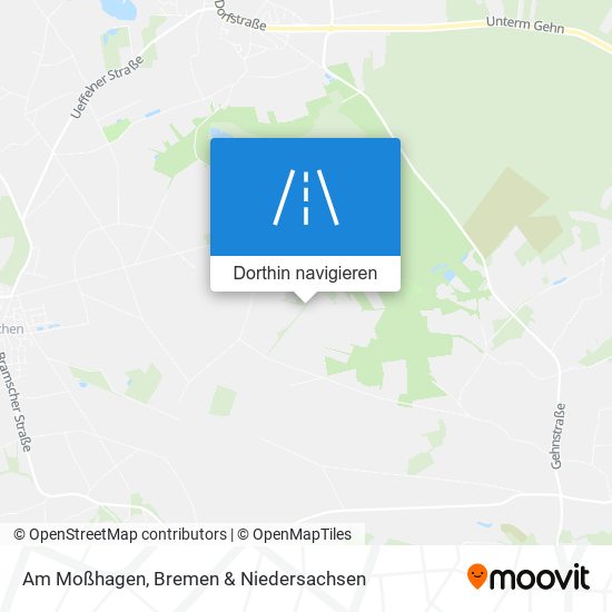 Am Moßhagen Karte