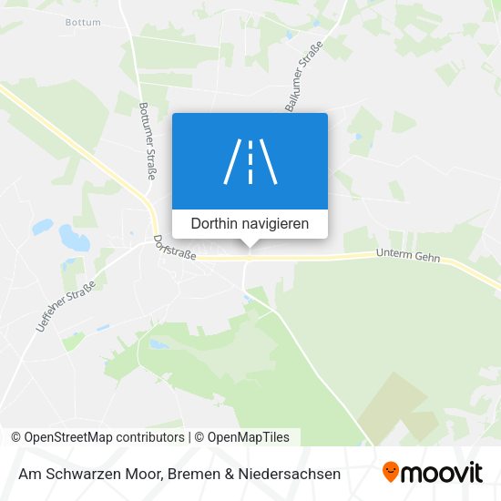 Am Schwarzen Moor Karte