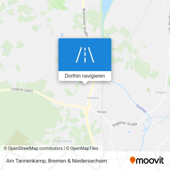 Am Tannenkamp Karte