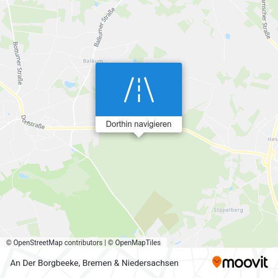 An Der Borgbeeke Karte