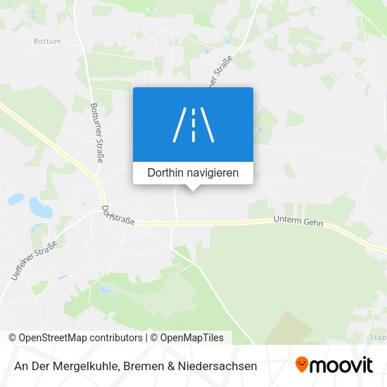 An Der Mergelkuhle Karte
