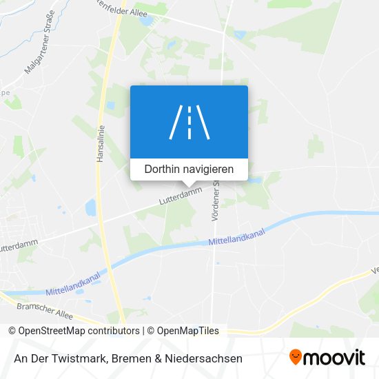 An Der Twistmark Karte