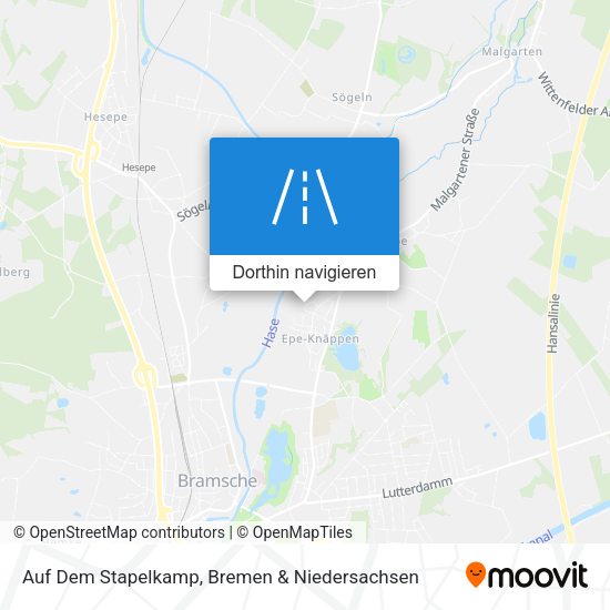 Auf Dem Stapelkamp Karte