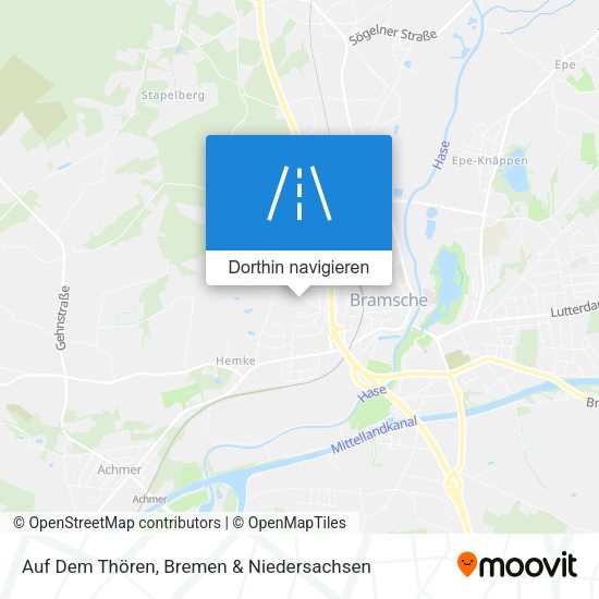 Auf Dem Thören Karte
