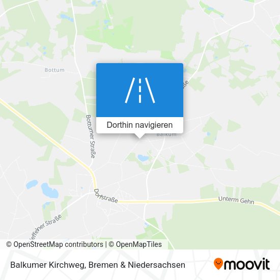 Balkumer Kirchweg Karte