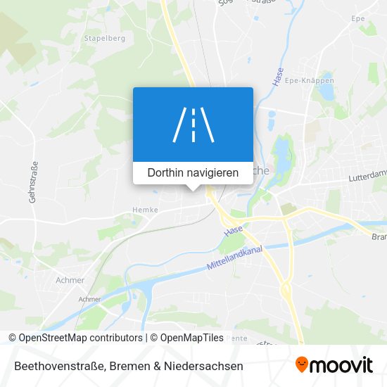 Beethovenstraße Karte