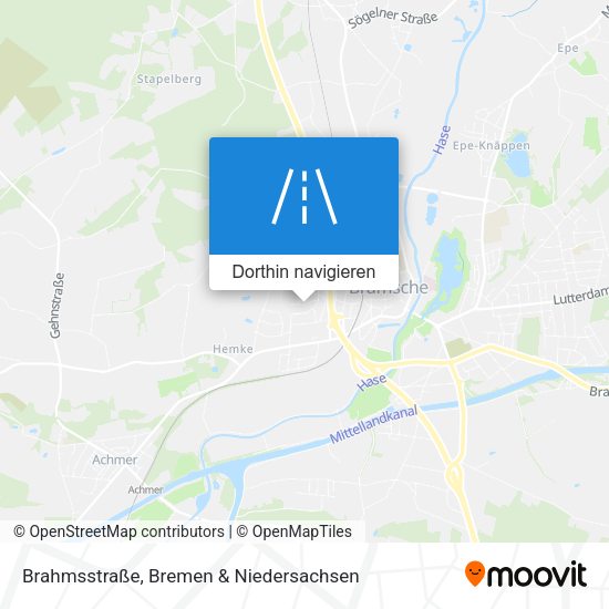 Brahmsstraße Karte