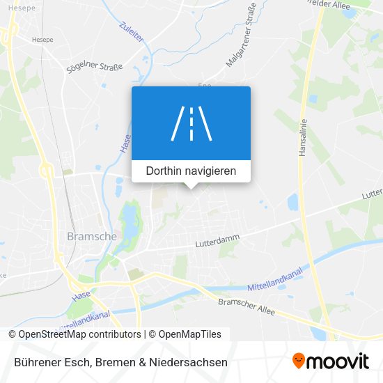 Bührener Esch Karte