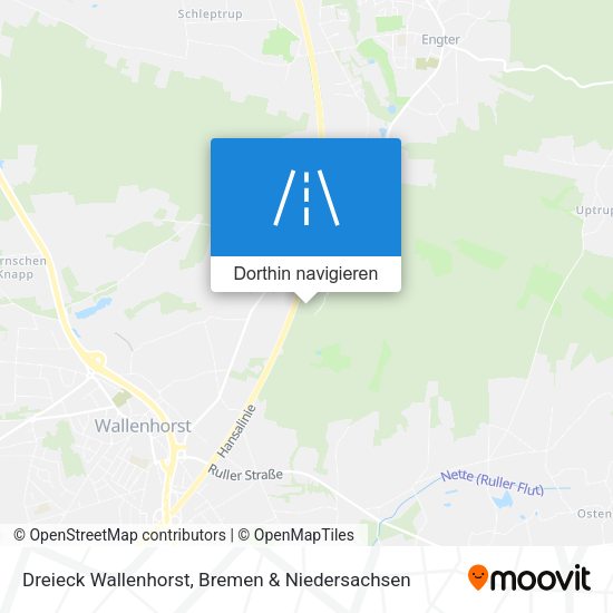 Dreieck Wallenhorst Karte