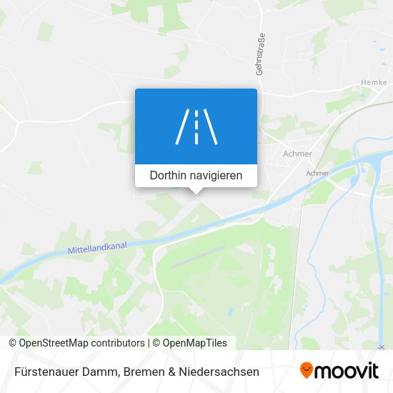 Fürstenauer Damm Karte